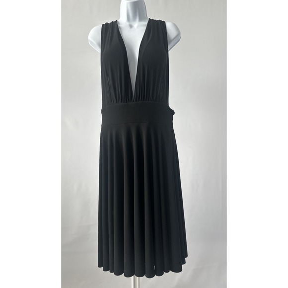 NWT White House Black Market Genius 4 in 1 Convertible Black Dress Sz: 12 (B41 - Picture 3 of 6